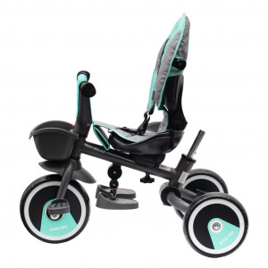 Dětská tříkolka Baby Mix 5v1 RELAX 360° modrá