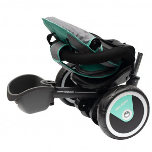 Detská trojkolka Baby Mix 5v1 RELAX 360° modrá