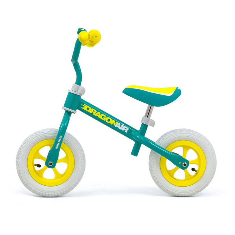 Detské odrážadlo bicykel Milly Mally Dragon Air mint