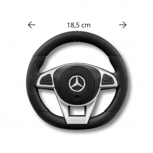 Detské odrážadlo s vodiacou tyčou Mercedes Benz AMG C63 Coupe Milly Mally Police