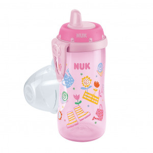 Dětská láhev NUK Kiddy Cup 300 ml holka