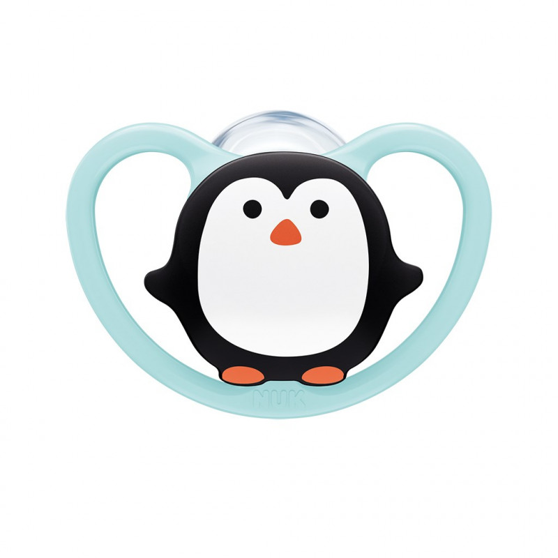 Dudlík Space NUk 6-18m BOX penguin