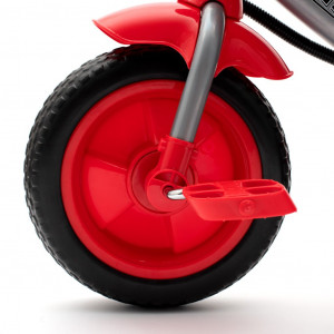 Detská trojkolka so svetlami Baby Mix Lux Trike červená