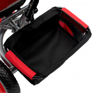 Detská trojkolka so svetlami Baby Mix Lux Trike červená