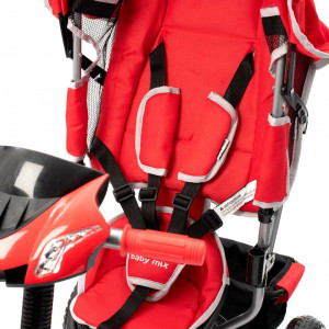 Detská trojkolka so svetlami Baby Mix Lux Trike červená