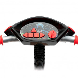 Dětská tříkolka s LED světly Baby Mix Lux Trike tmavě šedá