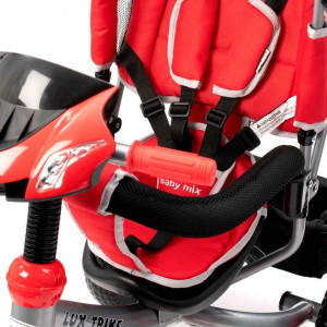 Dětská tříkolka s LED světly Baby Mix Lux Trike tmavě šedá