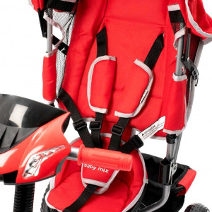Dětská tříkolka s LED světly Baby Mix Lux Trike tmavě šedá