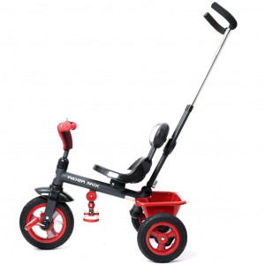 Detská trojkolka Baby Mix RIDER 360° sivá
