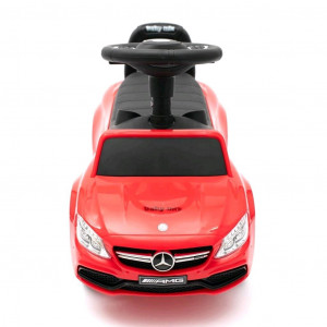 Odrážedlo s vodící tyčí Mercedes Benz AMG C63 Coupe Baby Mix červené