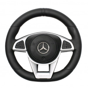 Detské odrážadlo s vodiacou tyčou Mercedes Benz AMG C63 Coupe Baby Mix biele