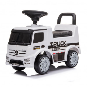 Detské odrážadlo so zvukom Mercedes Baby Mix KAMIÓN biele