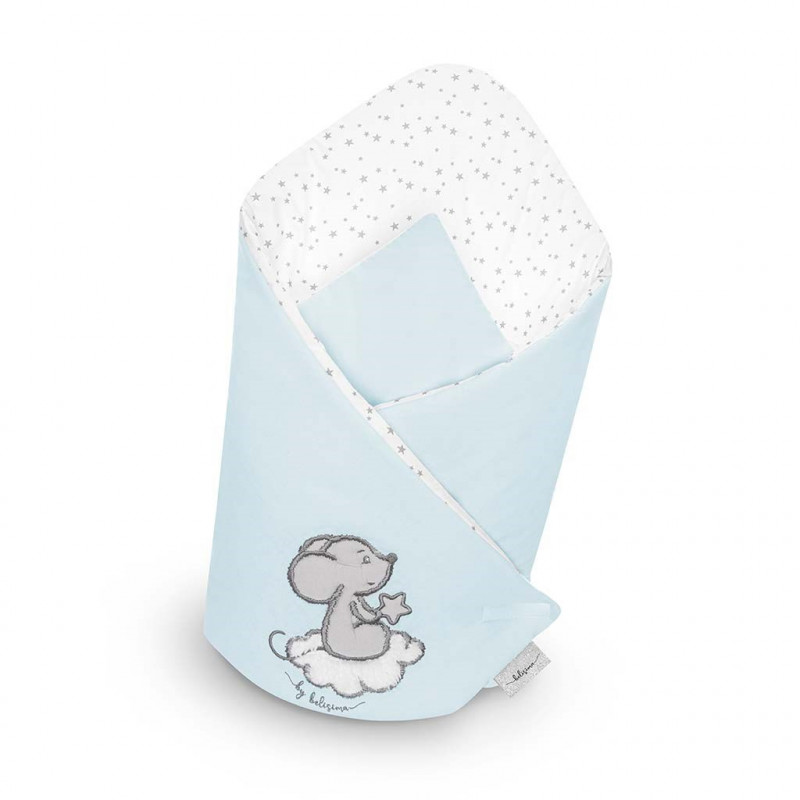Zavinovačka s výstužou Belisima Cute Mouse tyrkysová
