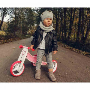 Detské multifunkčné odrážadlo bicykel 2v1 Milly Mally JAKE Natural