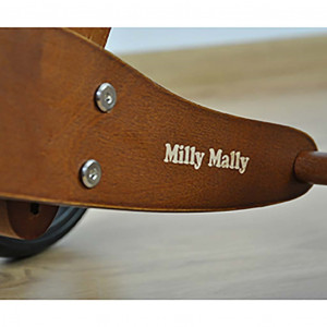 Dětské multifunkční odrážedlo kolo 2v1 Milly Mally JAKE Dark Natural