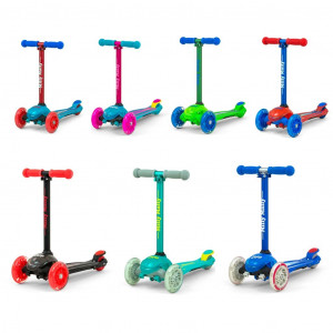 Detská kolobežka Milly Mally Scooter Zapp grey