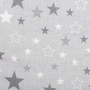 Klasická šnurovacia zavinovačka New Baby JACKET sivá hviezdičky sivé