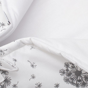 Klasická šnurovacia zavinovačka New Baby JACKET páperie biela