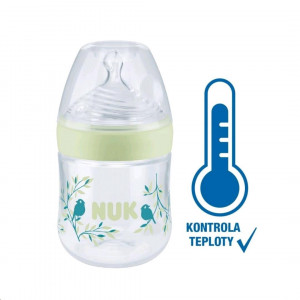 Kojenecká láhev NUK Nature Sense s kontrolou teploty 150 ml zelená