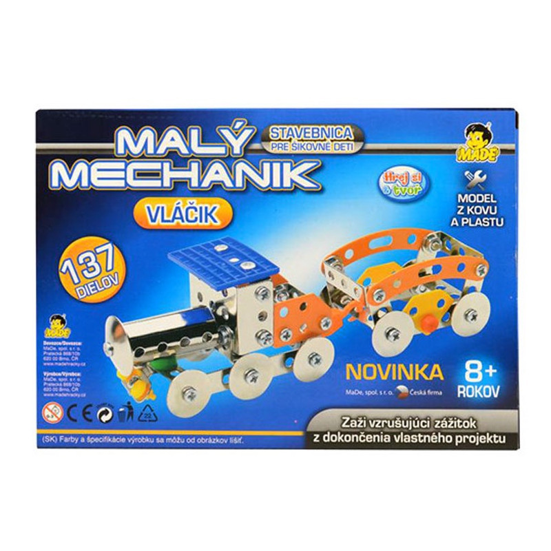 Stavebnica Malý mechanik Vlak