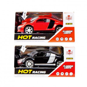 Auto sportovní, světlo, zvuk