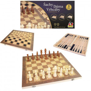 Hra Šachy, Dáma a Backgamon