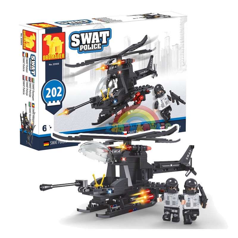 Stavebnica Polícia SWAT vrtuľník
