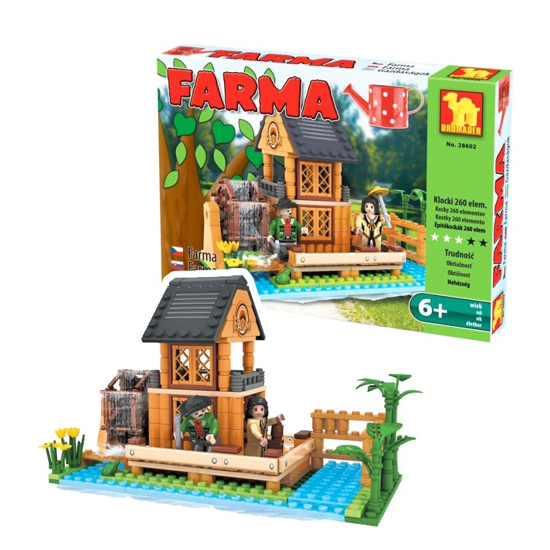 Stavebnica Farma Vodný mlyn 260 dielov