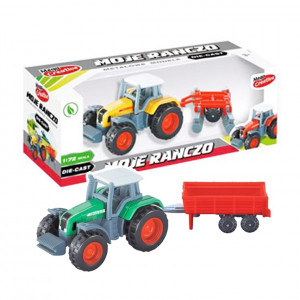Traktor s prívesom - menší