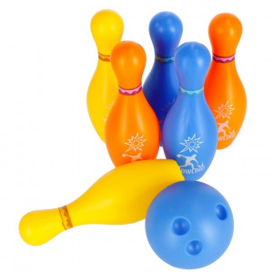 Bowling s led svietiacou guľou