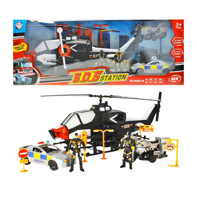 Helikoptéra na batérie sada Police