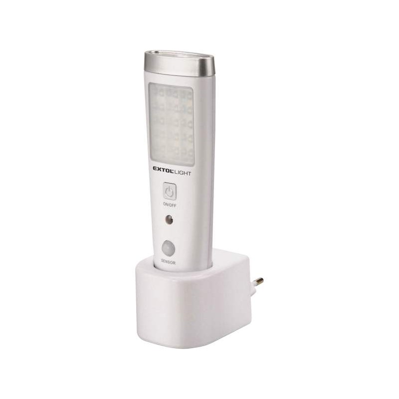 Svítilna 5+15 LED s pohybovým senzorem, Extol Craft 43121