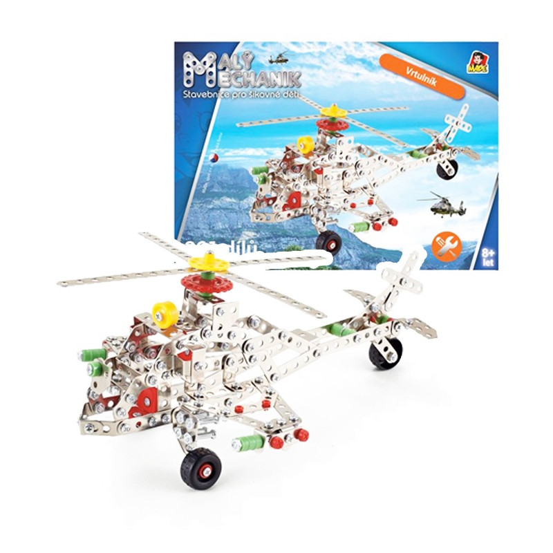 Malý mechanik - Vrtuľník 364 dielikov