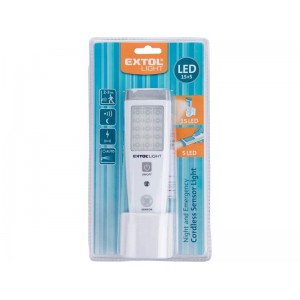 Svítilna 5+15 LED s pohybovým senzorem, Extol Craft 43121