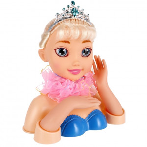 Hlava na česanie s doplnkami - Princezná