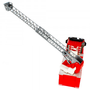 Hasičské auto pull&back - světlo, zvuk