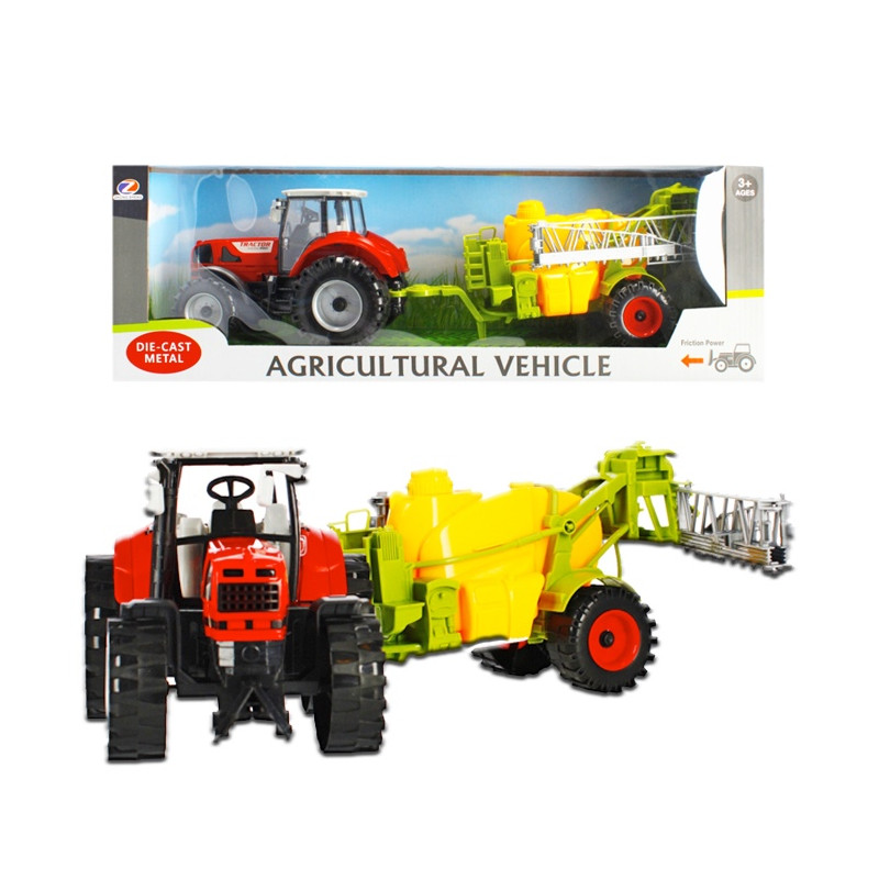 Traktor s postřikovačem - pull&back