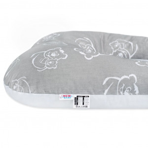 Multifunkční stabilizační polštářek New Baby Mevídci šedý