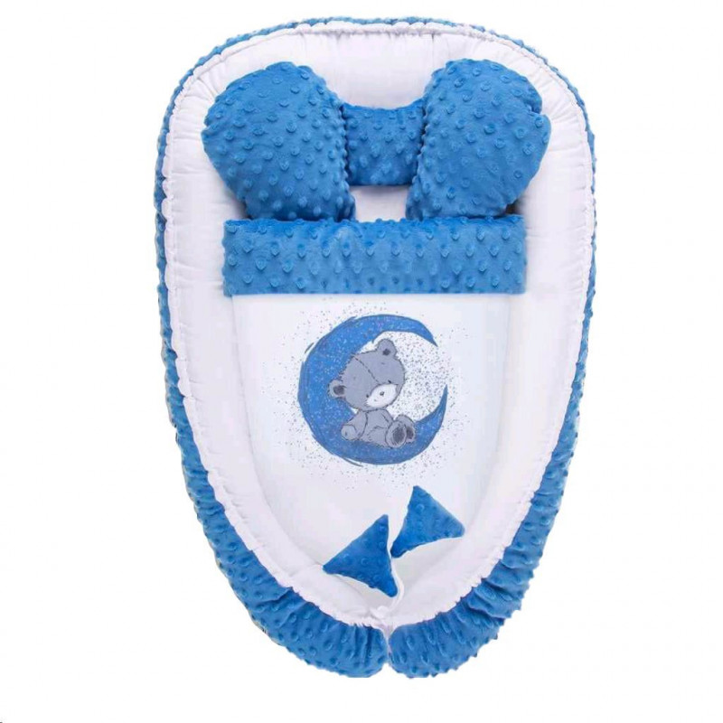 Hniezdočko s perinkou pre bábätko Minky Teddy Bear Belisima