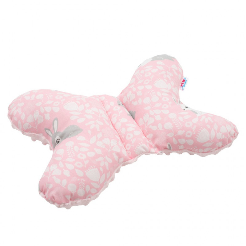 Stabilizační polštářek New Baby Králíčky růžový