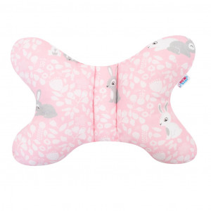 Stabilizační polštářek New Baby Králíčky růžový