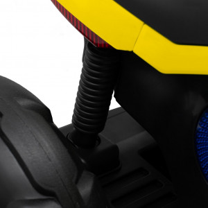 Dětská elektrická motorka Baby Mix POLICE žlutá