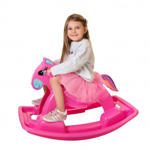 Hojdací koník plastový BAYO 92 cm mätový