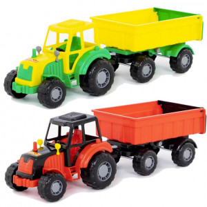 Traktor Majster s prívesom...