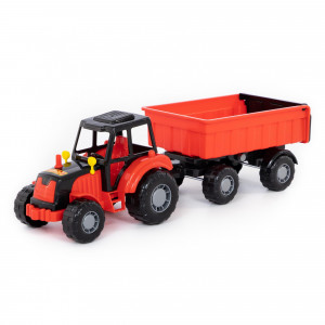 Traktor Majster s prívesom 43cm