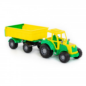 Traktor Majster s prívesom 43cm