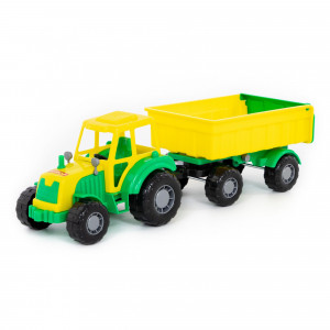 Traktor Majster s prívesom 43cm