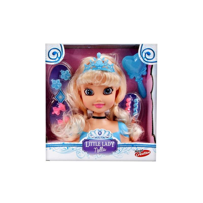 Hlava na česanie - blond