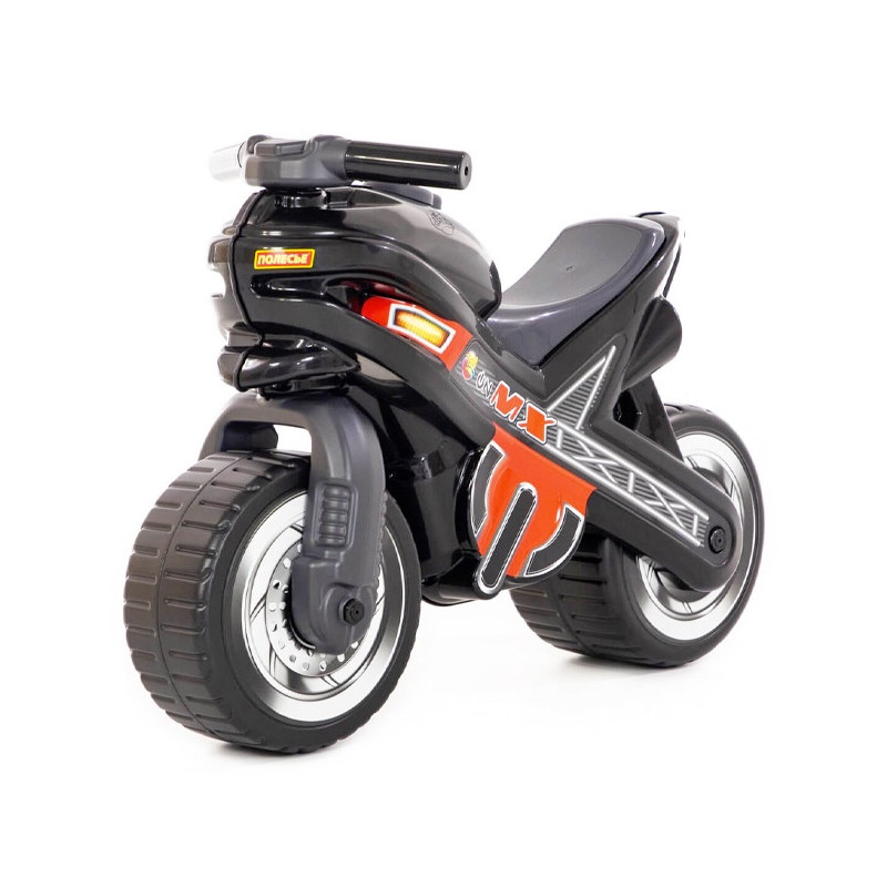 Odrážadlo motorka MX čierna