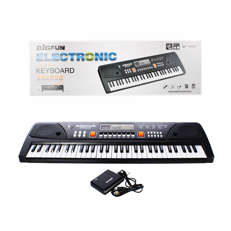 Elektronické klávesy s mikrofonem